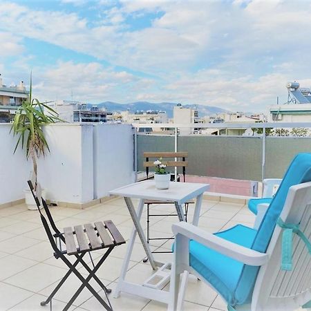 Konstantinou Apartment - Smart & Roof Top Terrace أثينا المظهر الخارجي الصورة