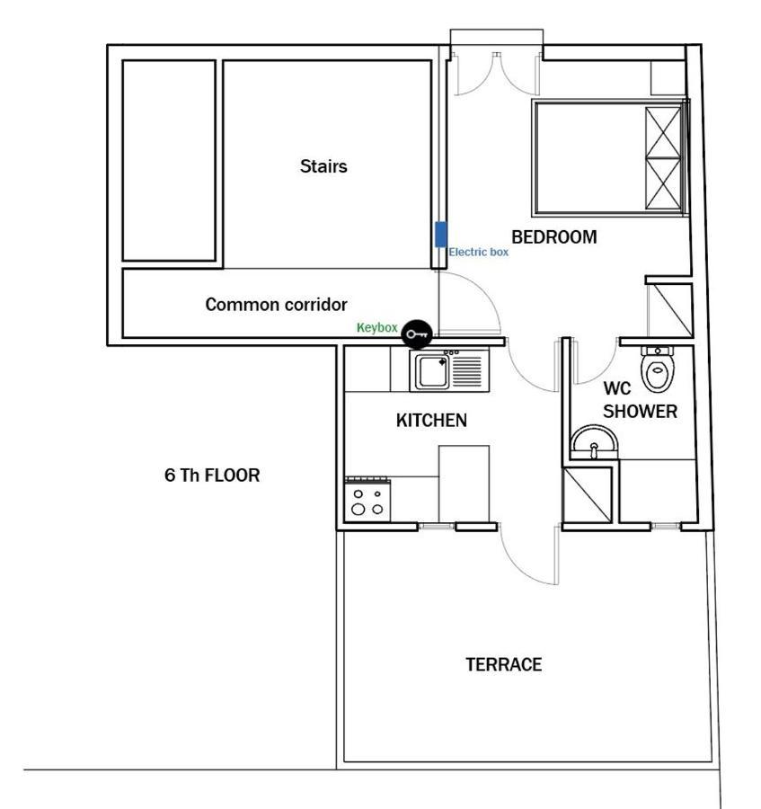 Konstantinou Apartment - Smart & Roof Top Terrace أثينا المظهر الخارجي الصورة